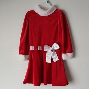 Dollie & Me Santa Dress Red - Girl size 5